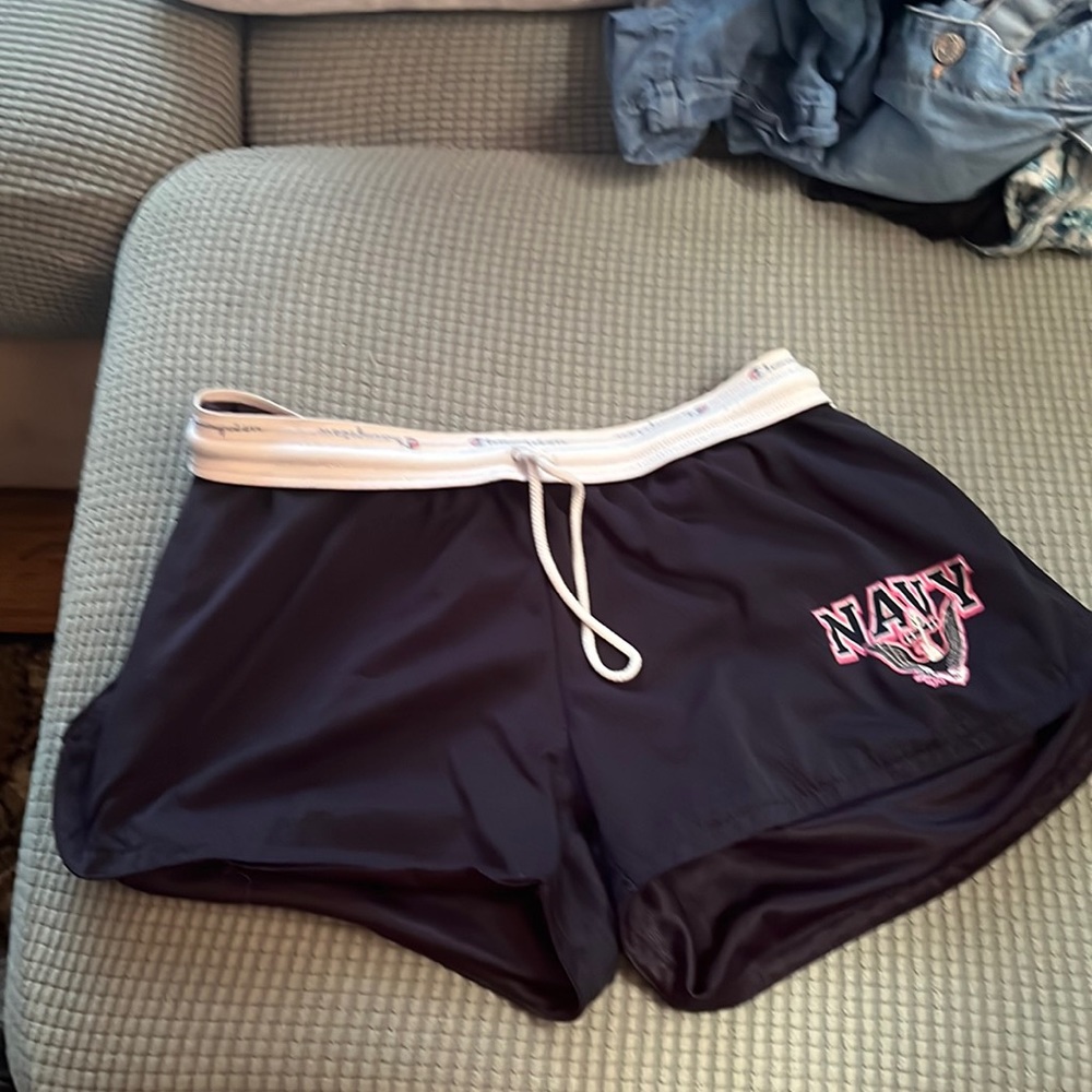 Champion navy short shorts